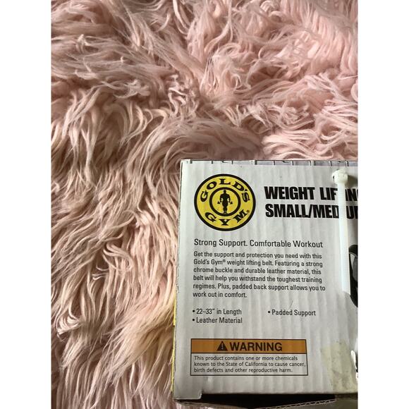 New Gold's Gym Weight Lifting Belt S/ M - Picture 2 of 6